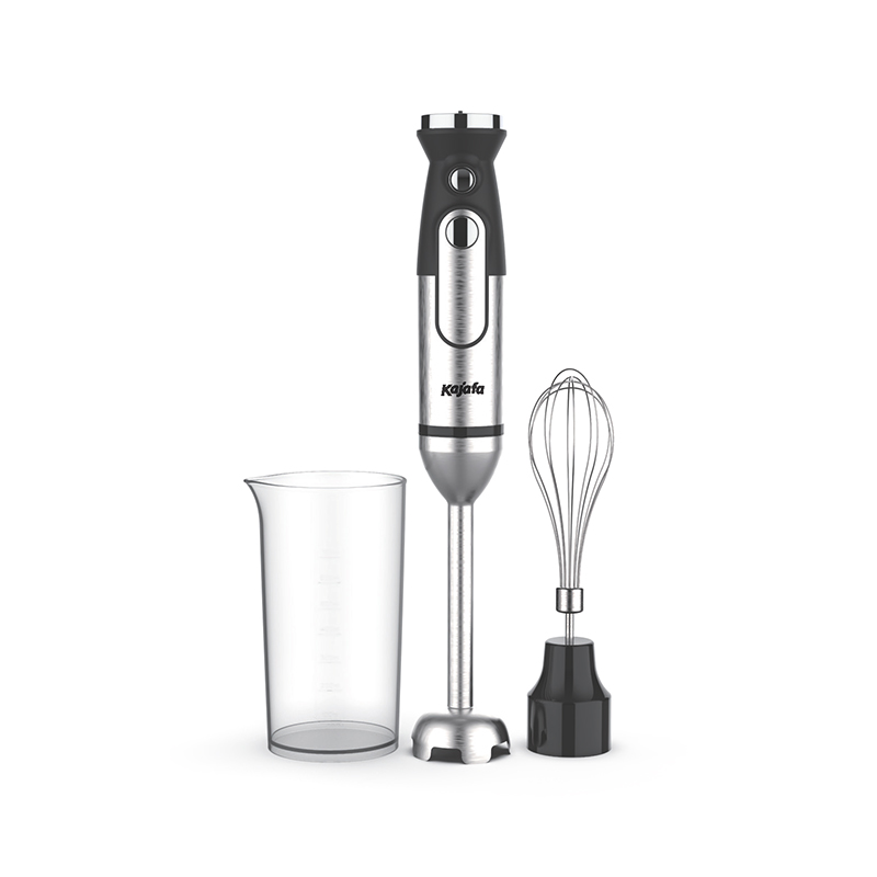 HB835BC Hand Blender, 3-in-1 Hand Blender Set, 1000W Ergonomic Immersion Blender, Steel Blender with Turbo Button and 2 Blades, 600ml Beaker, Egg Whisk, Rechwasher safe, BPA-Free, Black