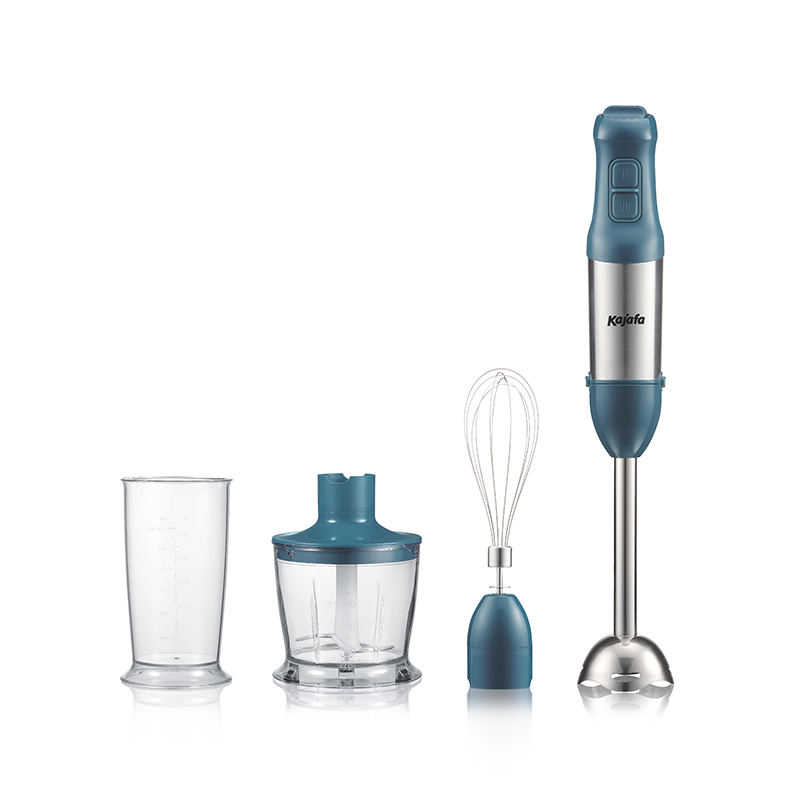 HB829BCE manus Blender 4-in-1 Lignum immersio Blender, 8-Speed ​​Electric Whisk Handheld with 500ml Food Processor,600ml Beaker, Ovum Whisk for Baby Food, Succis, Sauces and Soup 700W