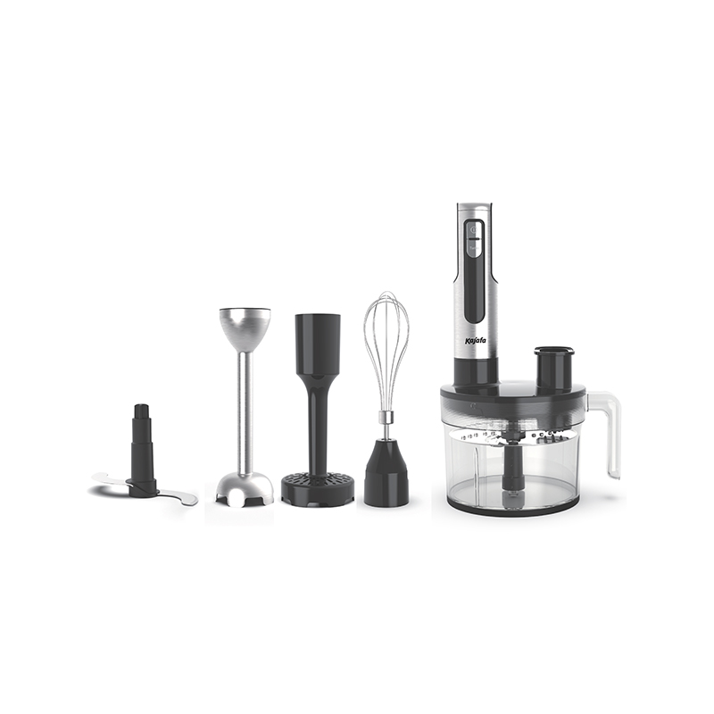 HB855BCEF Steel Multifunction Velox 1000W Manus blender posuit, cum Processor Cibus, Chopper, Slicer, Shreder Whisk, Beaker, Masher