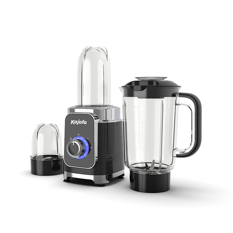 BL215ABD 3 i 1 Steel Blades Jug Blender 1.0L cum 500ML Factore blando et capulus molentis, Novum consilium