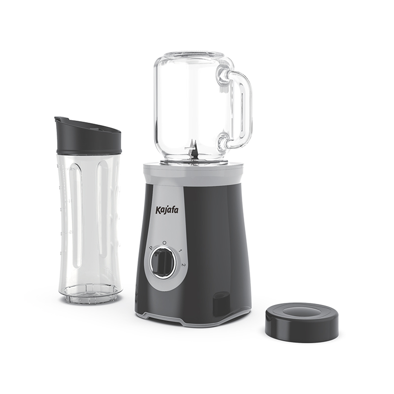 BL-358B-P3 lenis Blender cum acutis laminis, Mini Blender personalis pro Shakes et Smoothies cum 2 velocitatibus accommodatae, Blender pro coquina cum mixtione, BPA-liberum Travel Calicem & 500ml Mason Calicem