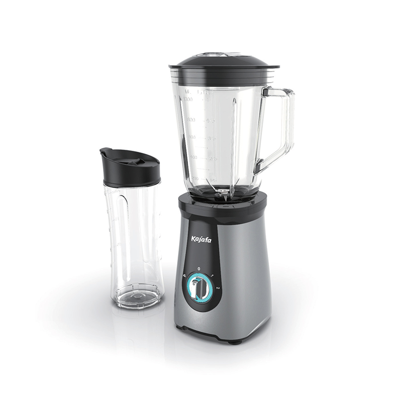 BL-385B-G lenis Blender cum acutis laminis, Mini Blender personalis pro Shakes et Smoothies cum 2 velocitatibus accommodata, Blender pro coquina cum mixtione, BPA-liberum Travel Calicem & Vas vitreum